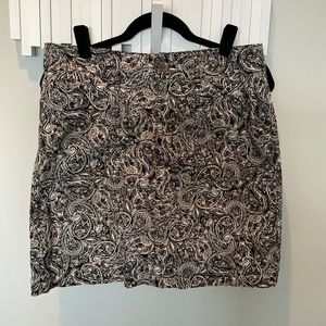Black Paisley Skort 8